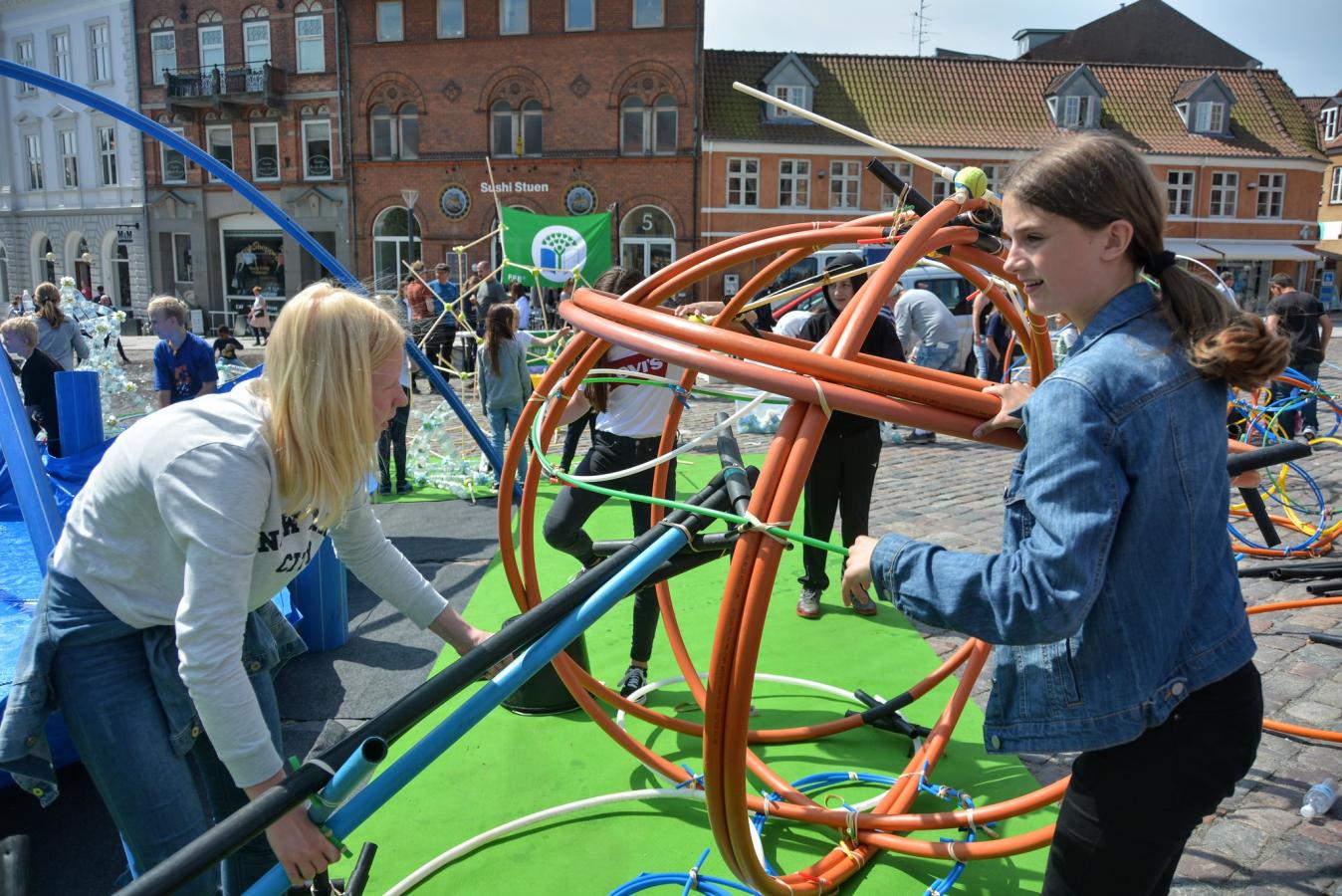 Childrens activities on Torvet