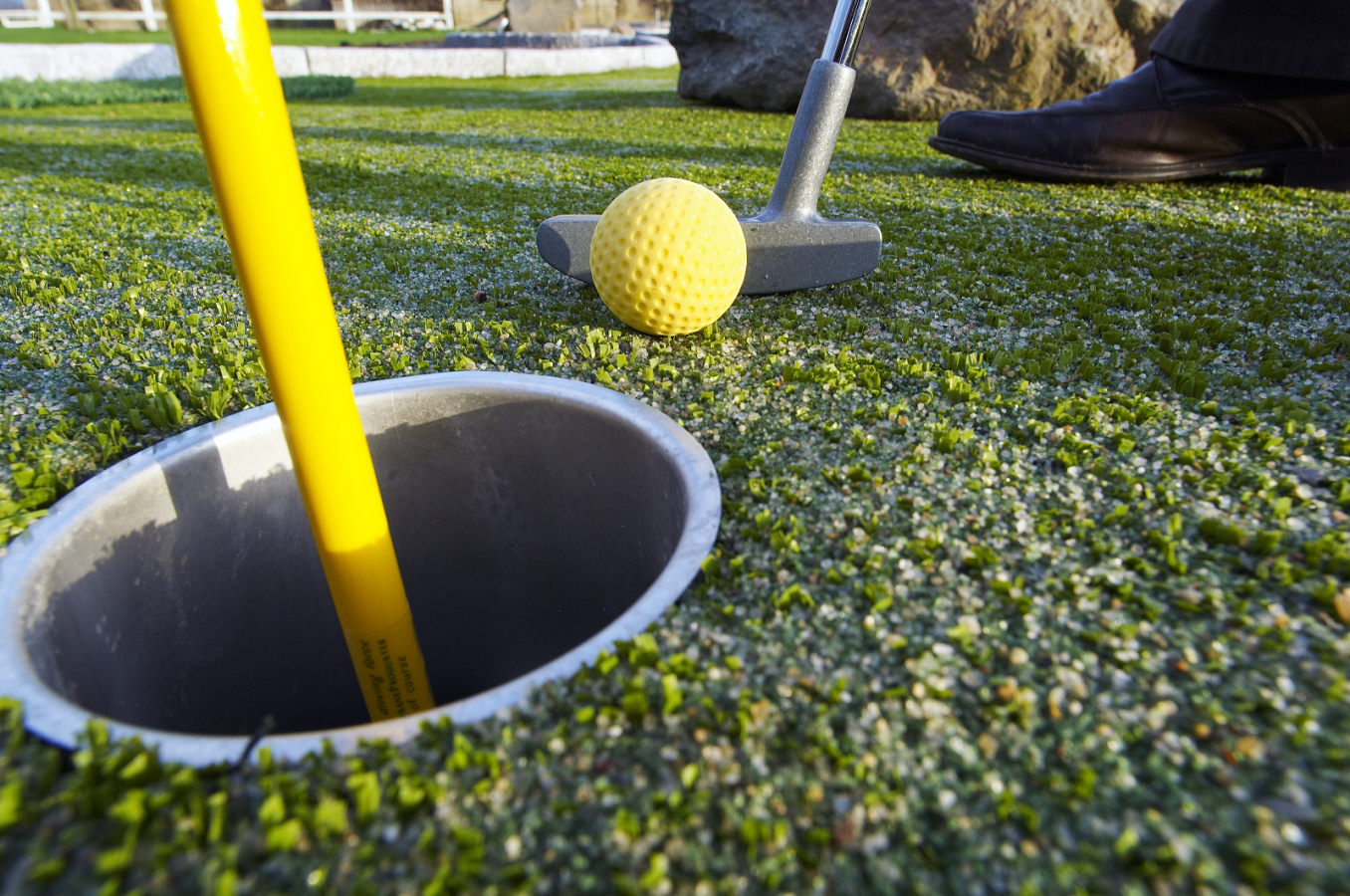 Minigolf på Valdemars Slot