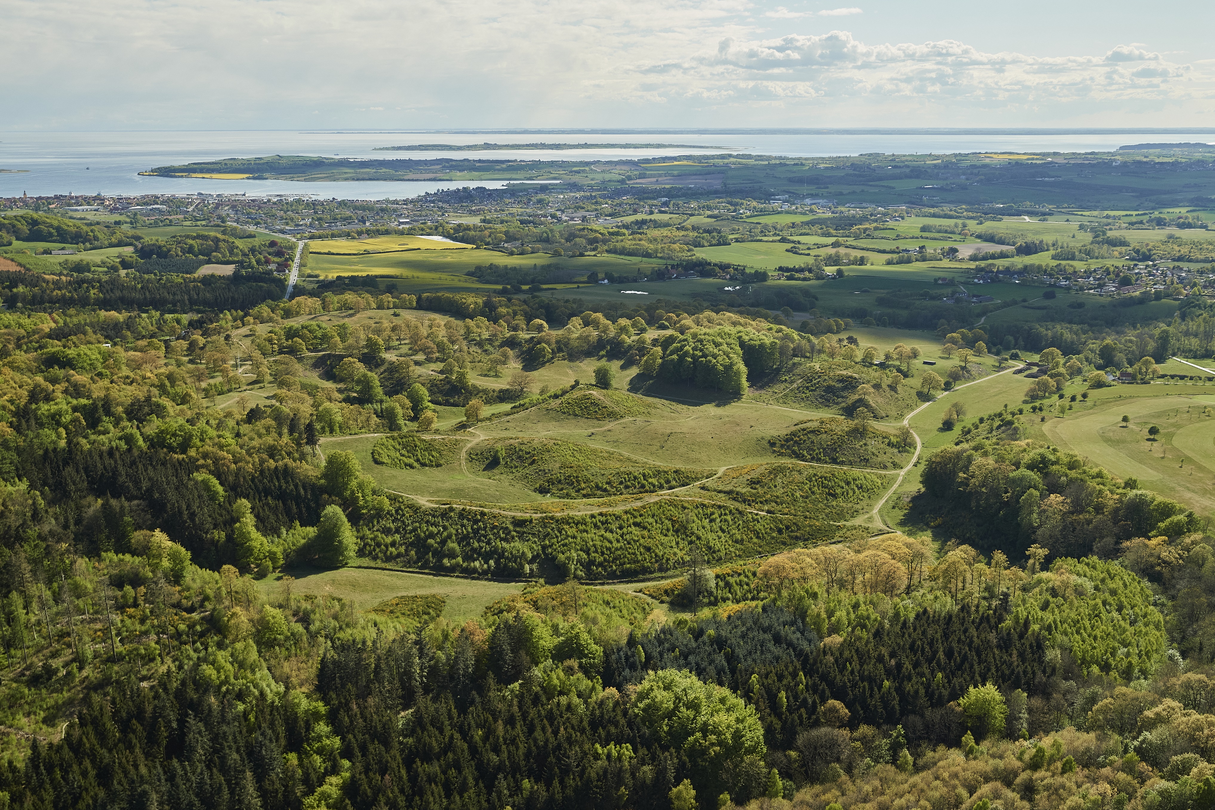 Naturlandskab de fynske alper ved Faaborg