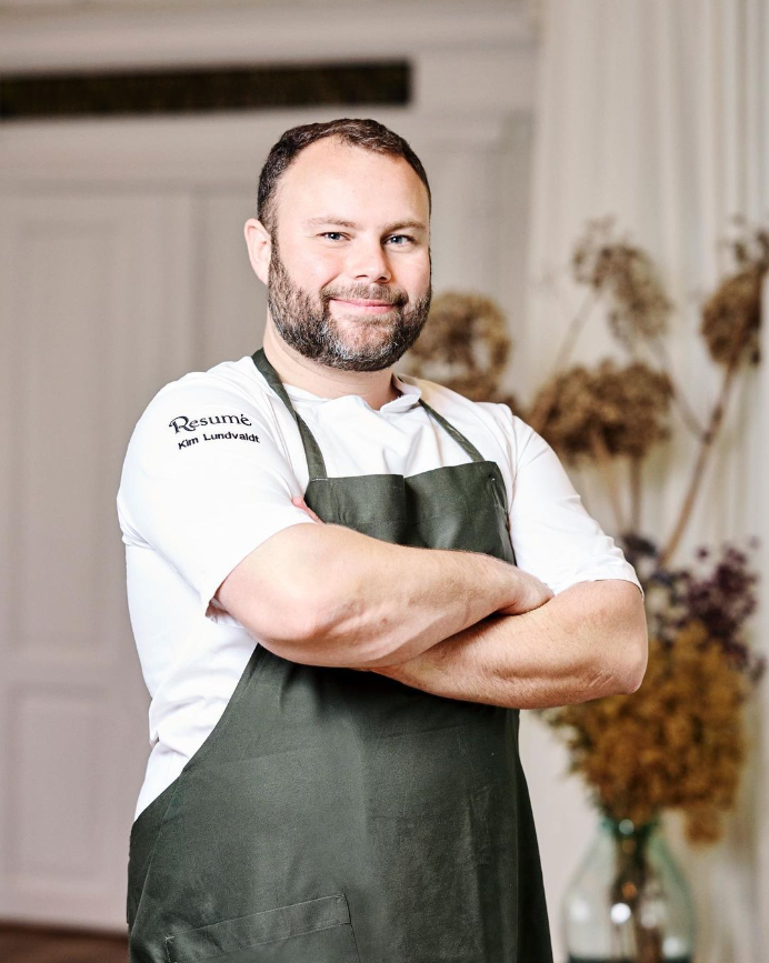 Kim Gubi Lundvaldt, ejer af Restaurant Resume og Salig Simons Gård