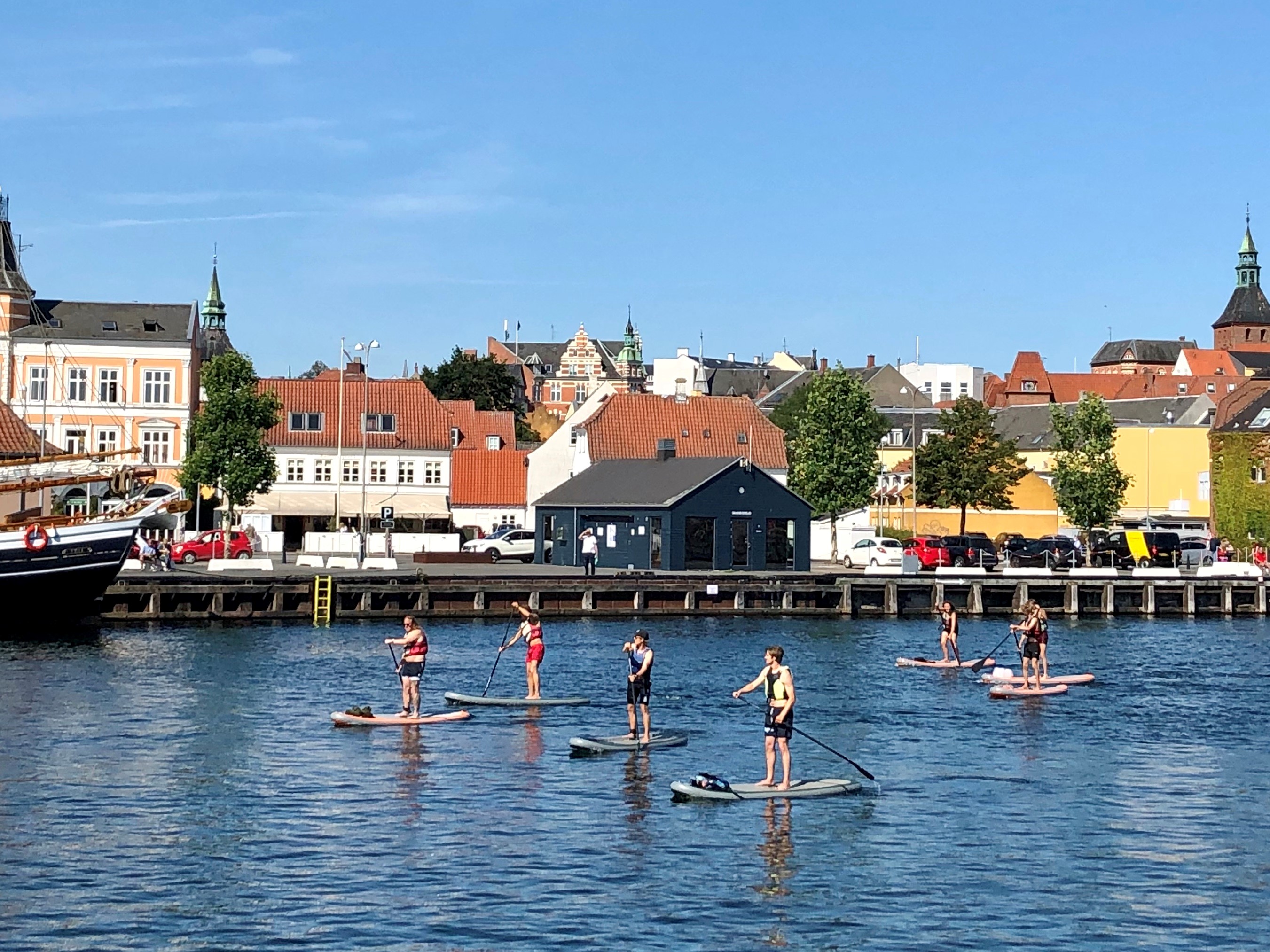 Billeder af SUP i Svendborg Havn
