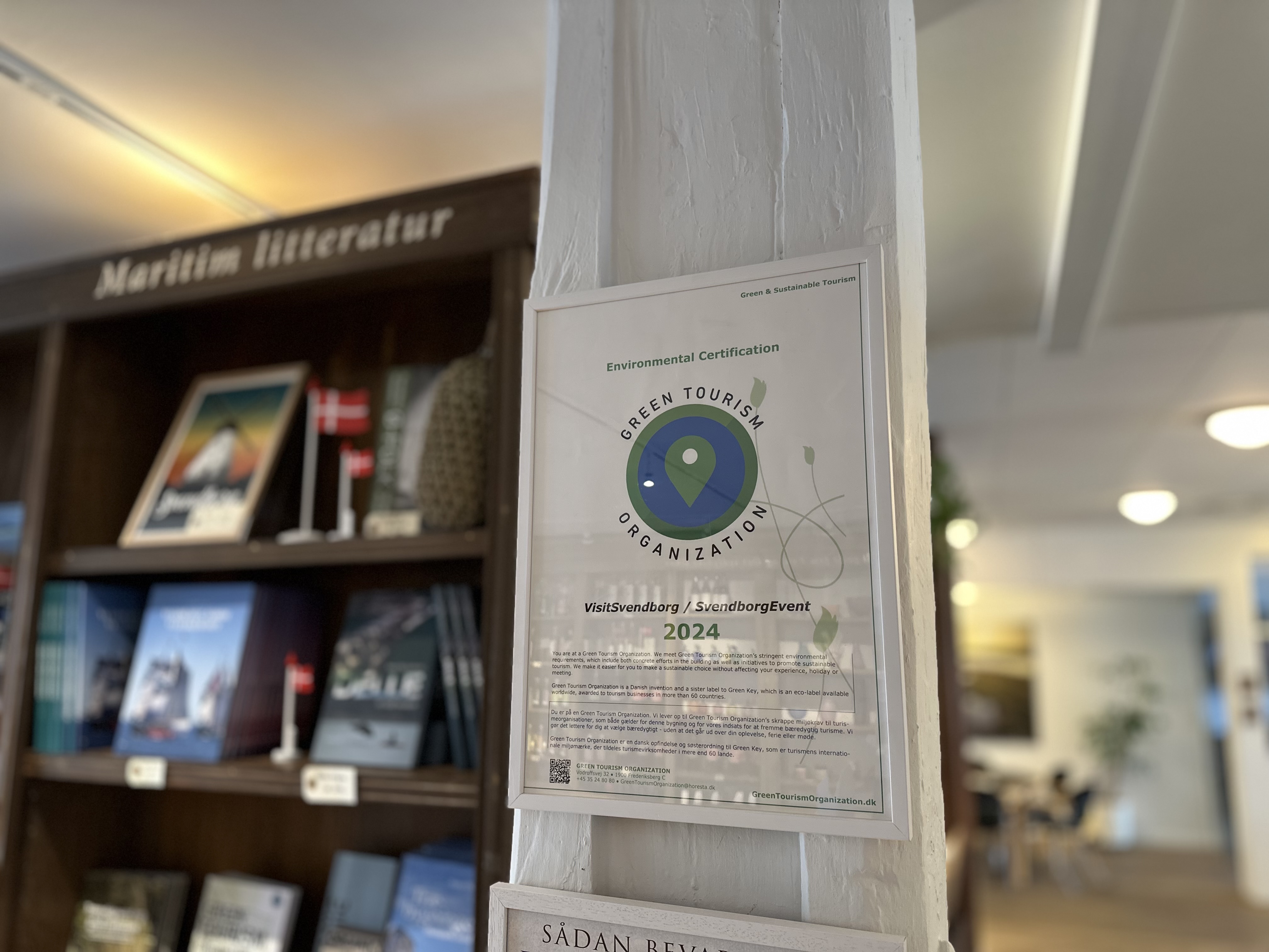 Billede af VisitSvendborgs Green Tourism Organization-certificering