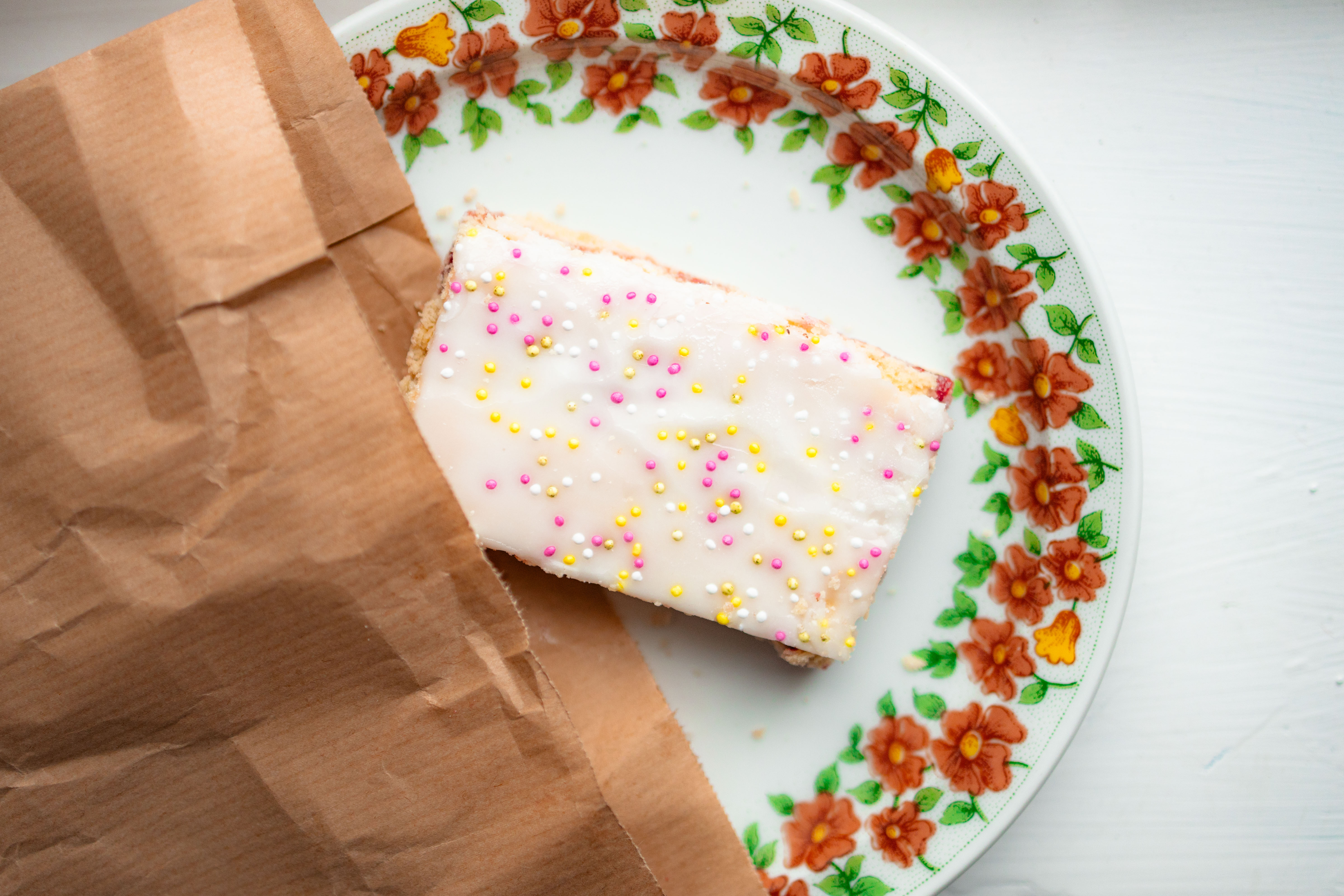 Hindbærsnitte fra Føtex i Svendborg