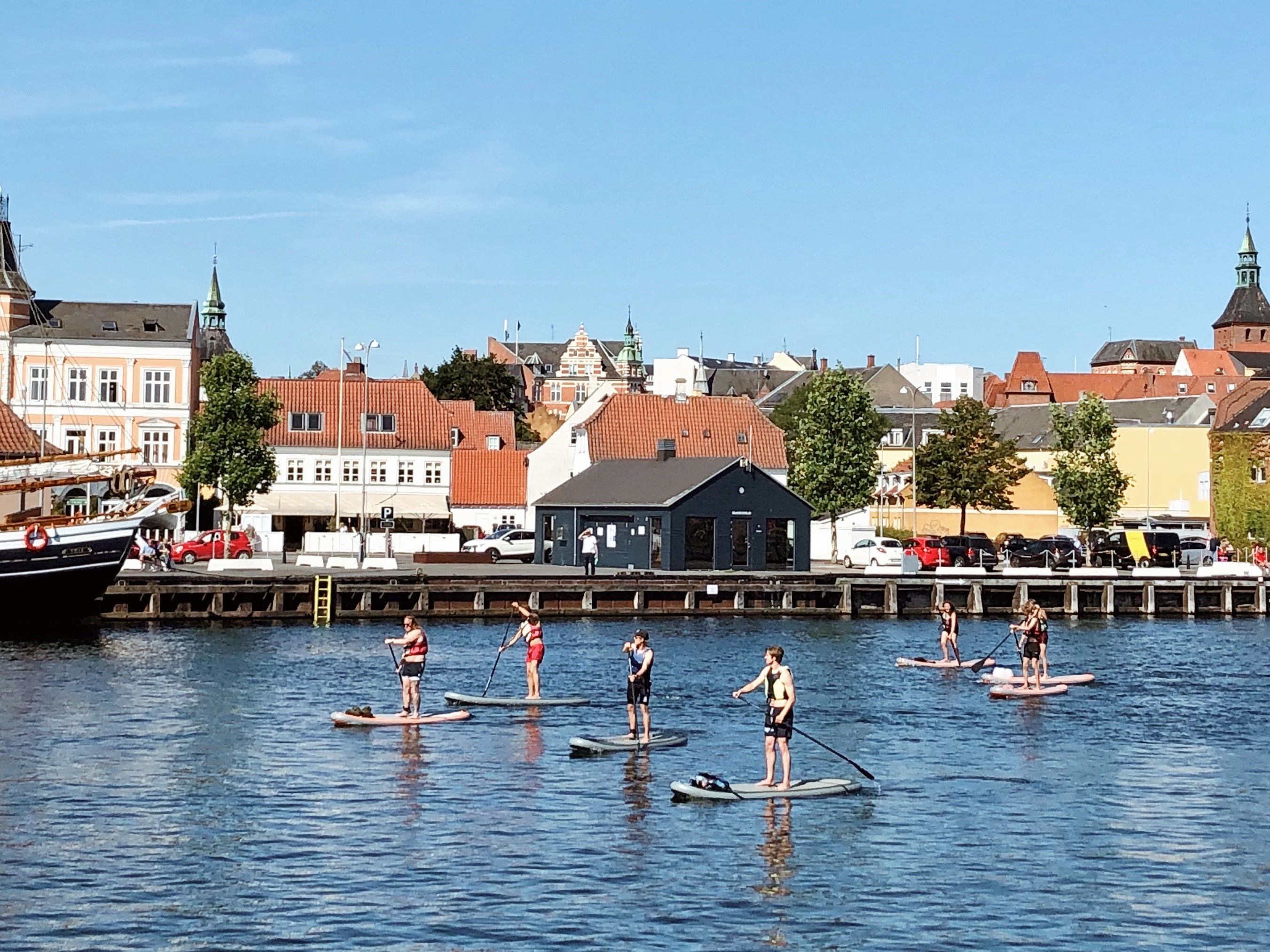 SUP i Svendborg Havn