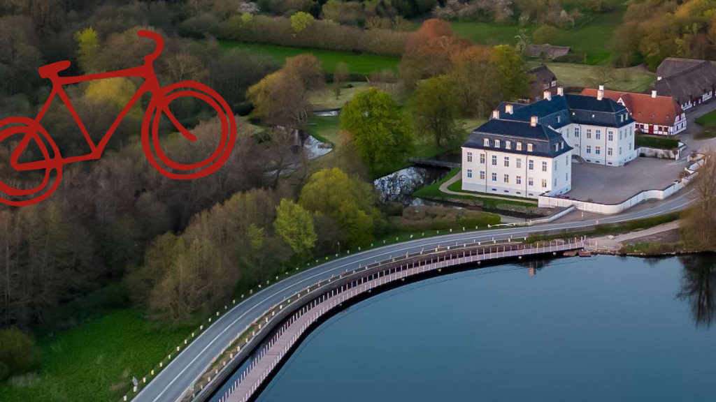 Cykel ved HVidkilde Gods