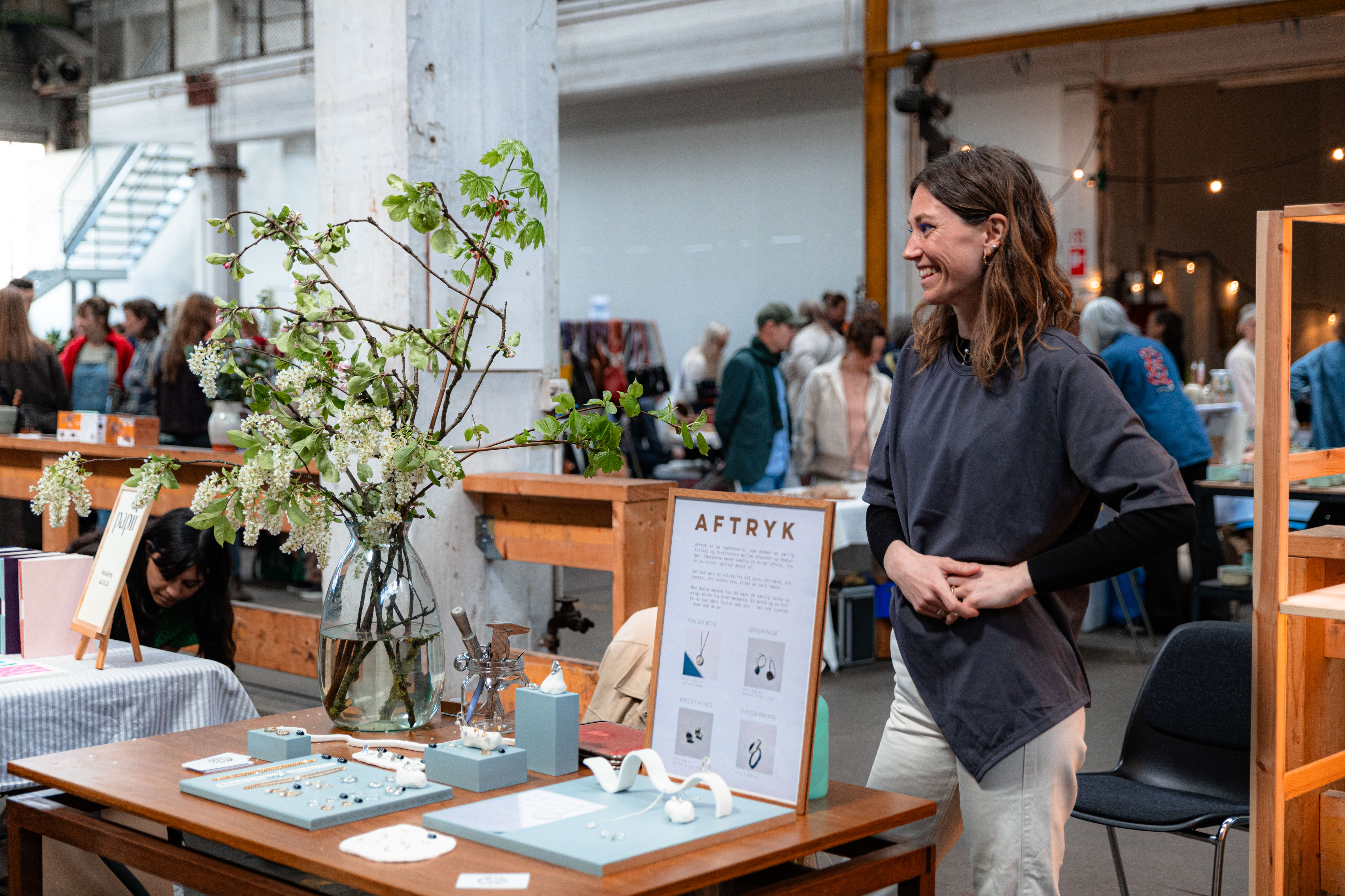 Kunstmarked i Rundbuehallen i Svendborg