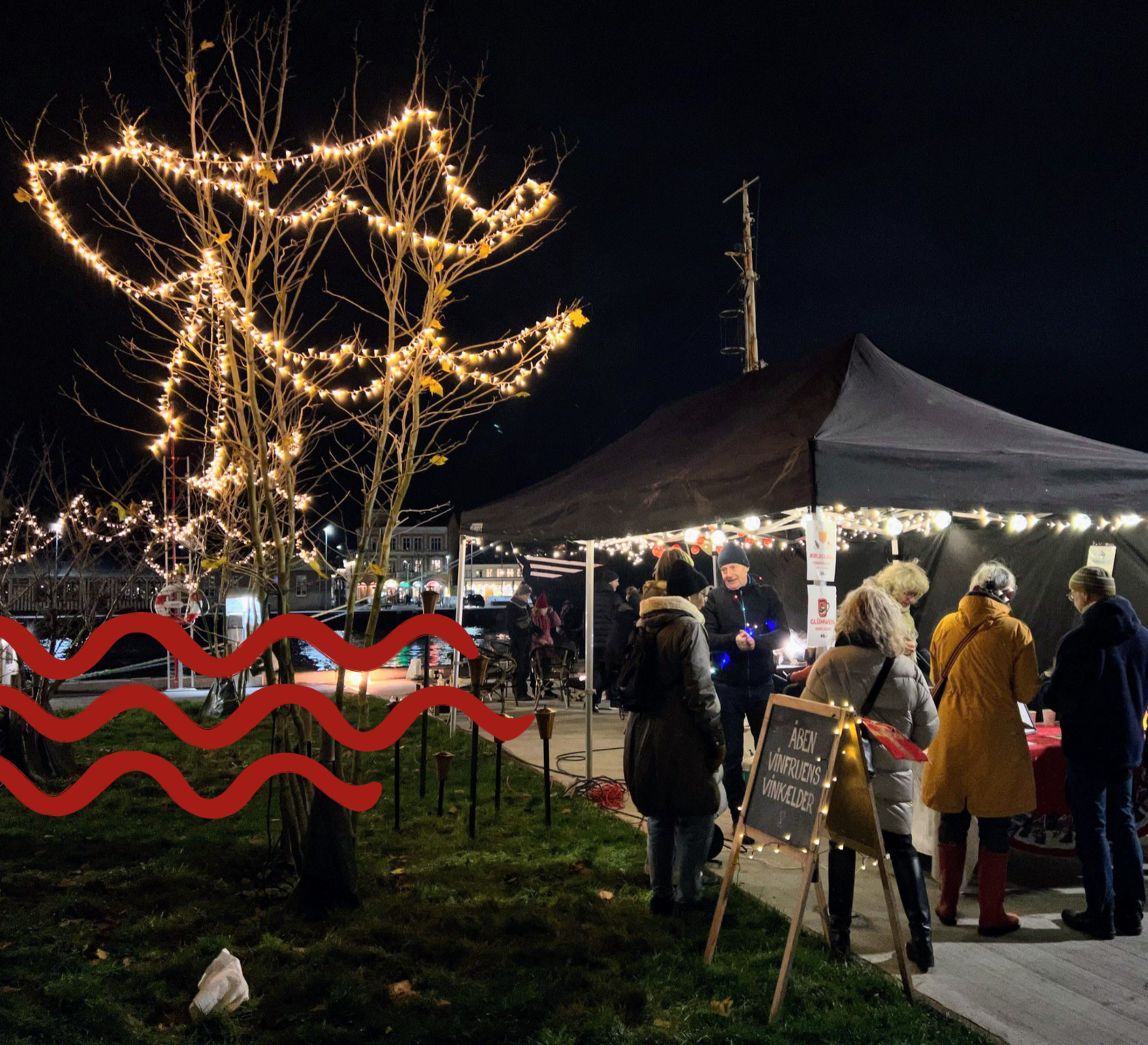 Vinter på Frederiksø i Svendborg