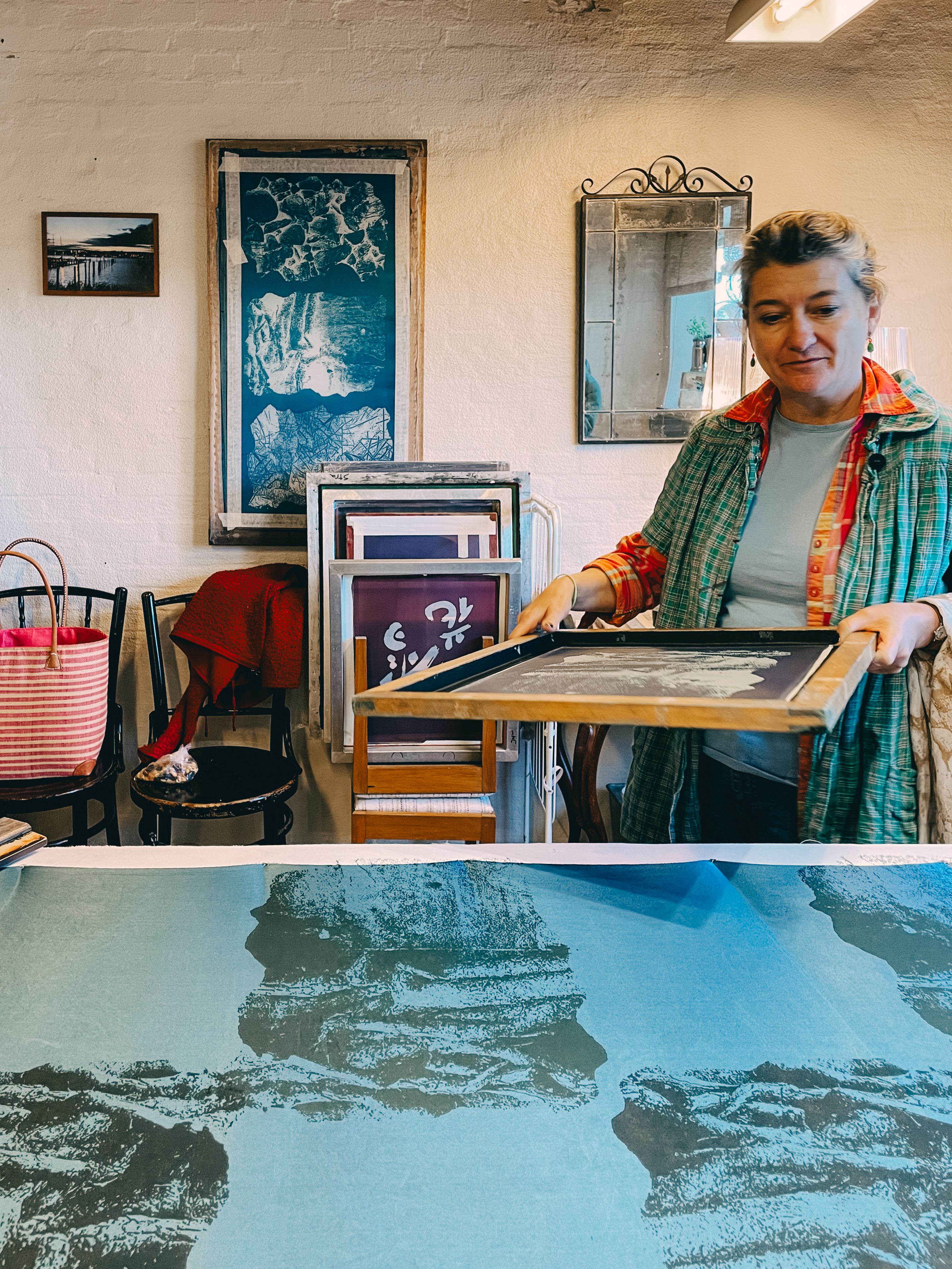 ALØR, silketrykværksted Frederiksø, Svendborg