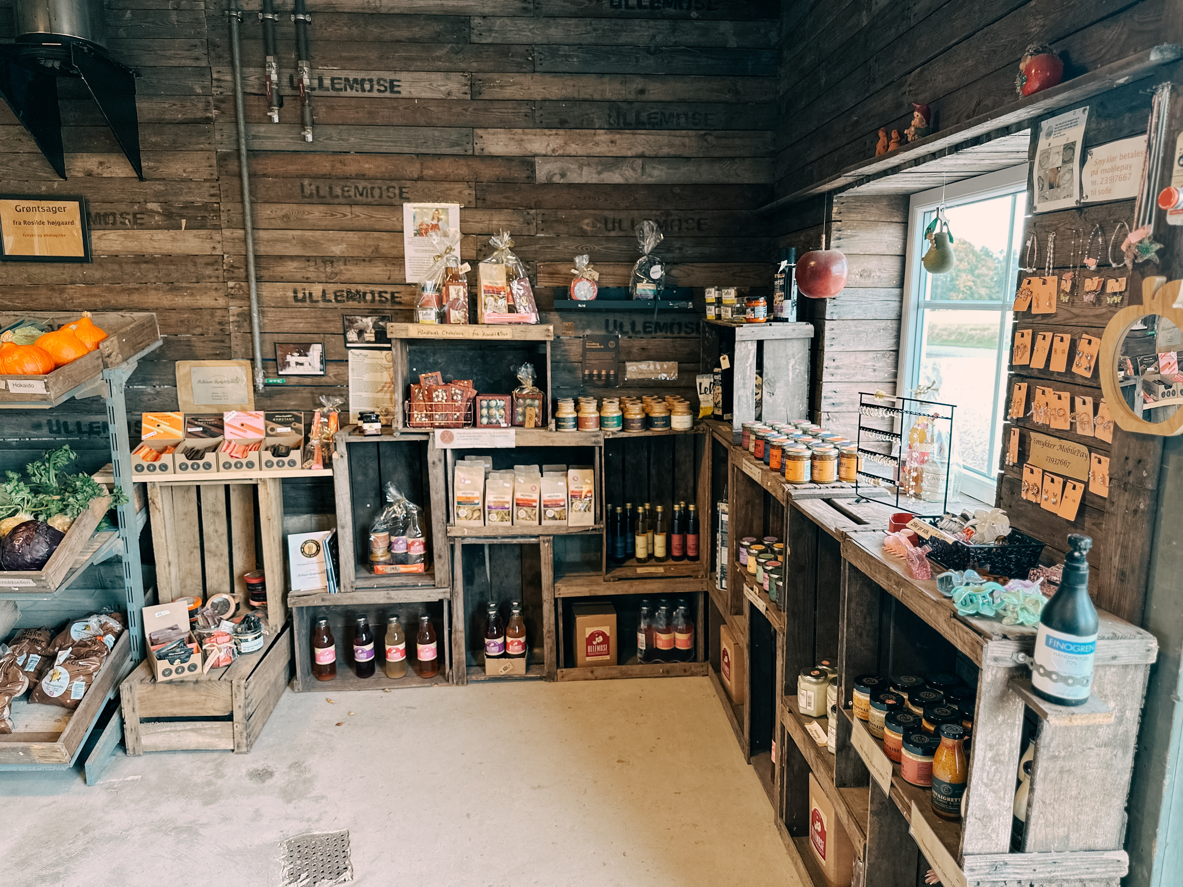 Gårdbutik ved Svendborg Ullemose Frugt