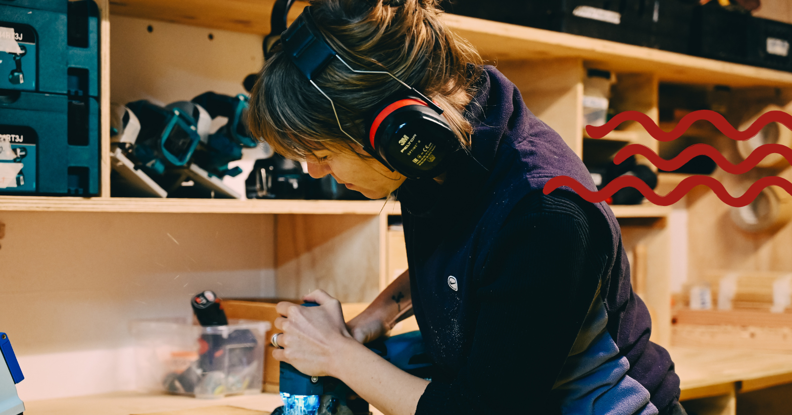 På besøg hos Log ladies, Frederiksø Svendborg