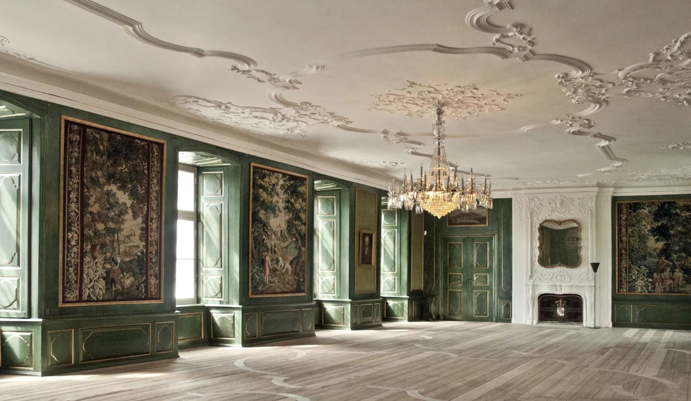 Hvidkilde Gods' barok-sal, unikke møde- og konferencesteder i og omkring Svendborgf