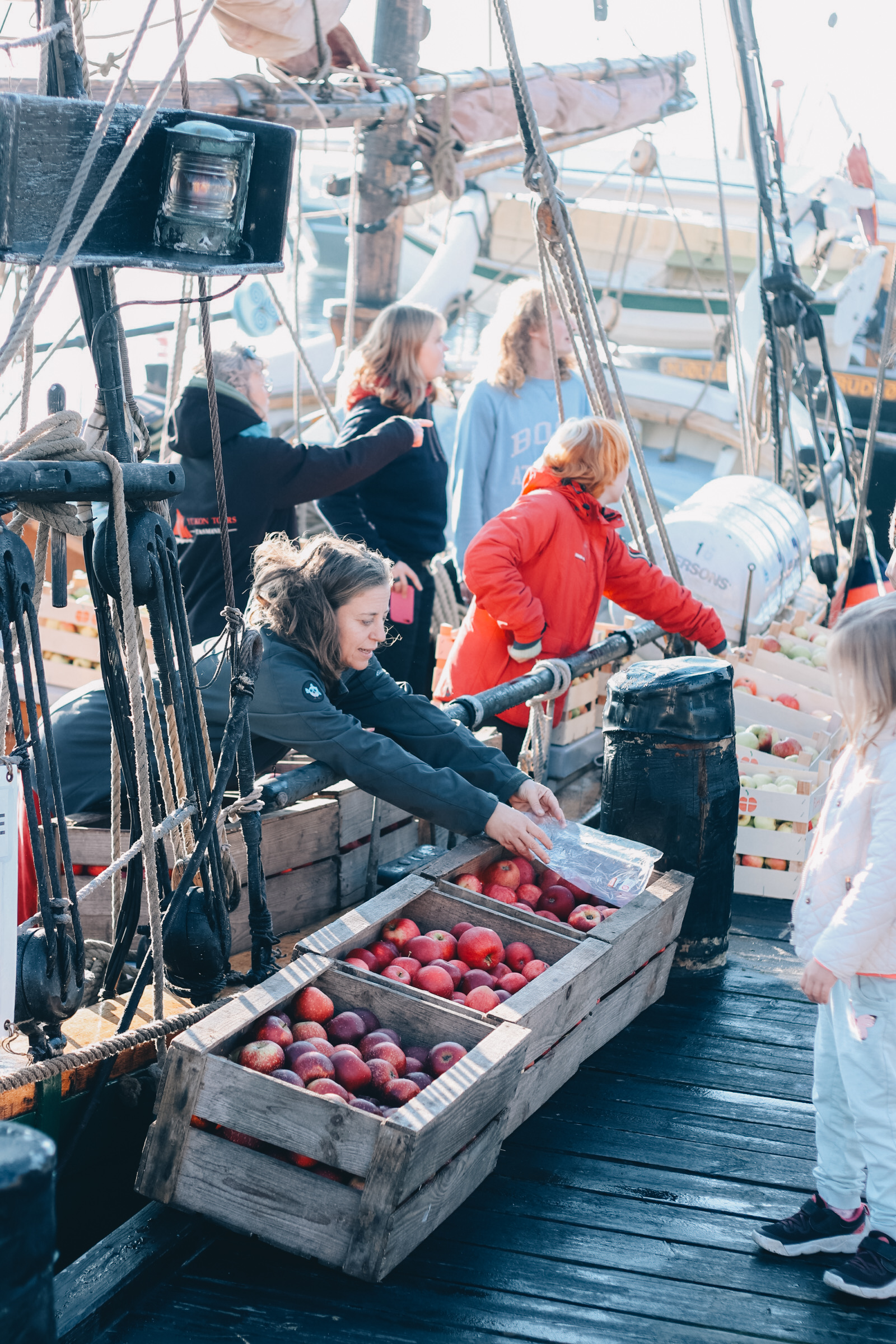 Æblesalg fra skibssiderne, Æbleræs Svendborg