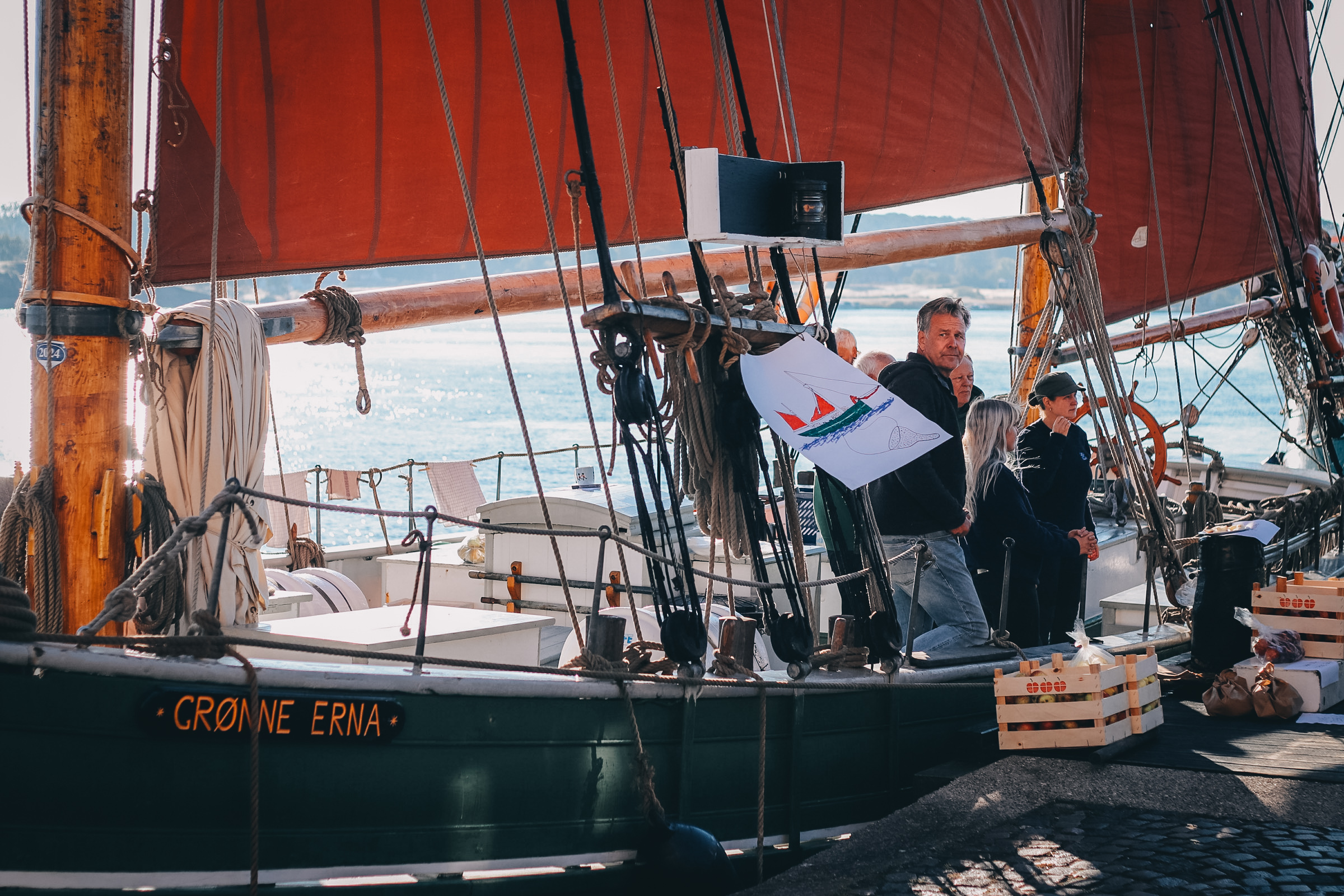 Grønne Erna, Æbleræs i Svendborg