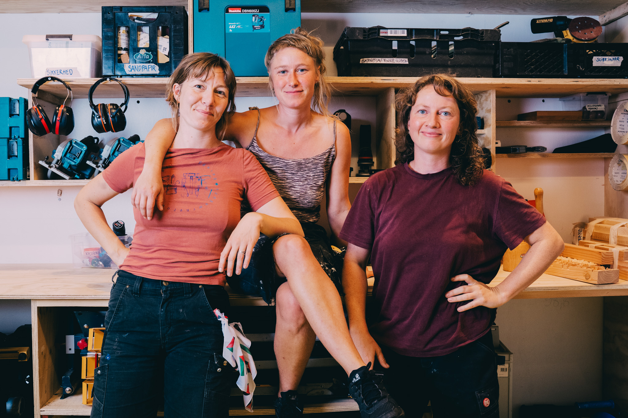 Log ladies, teamet på Frederiksæ