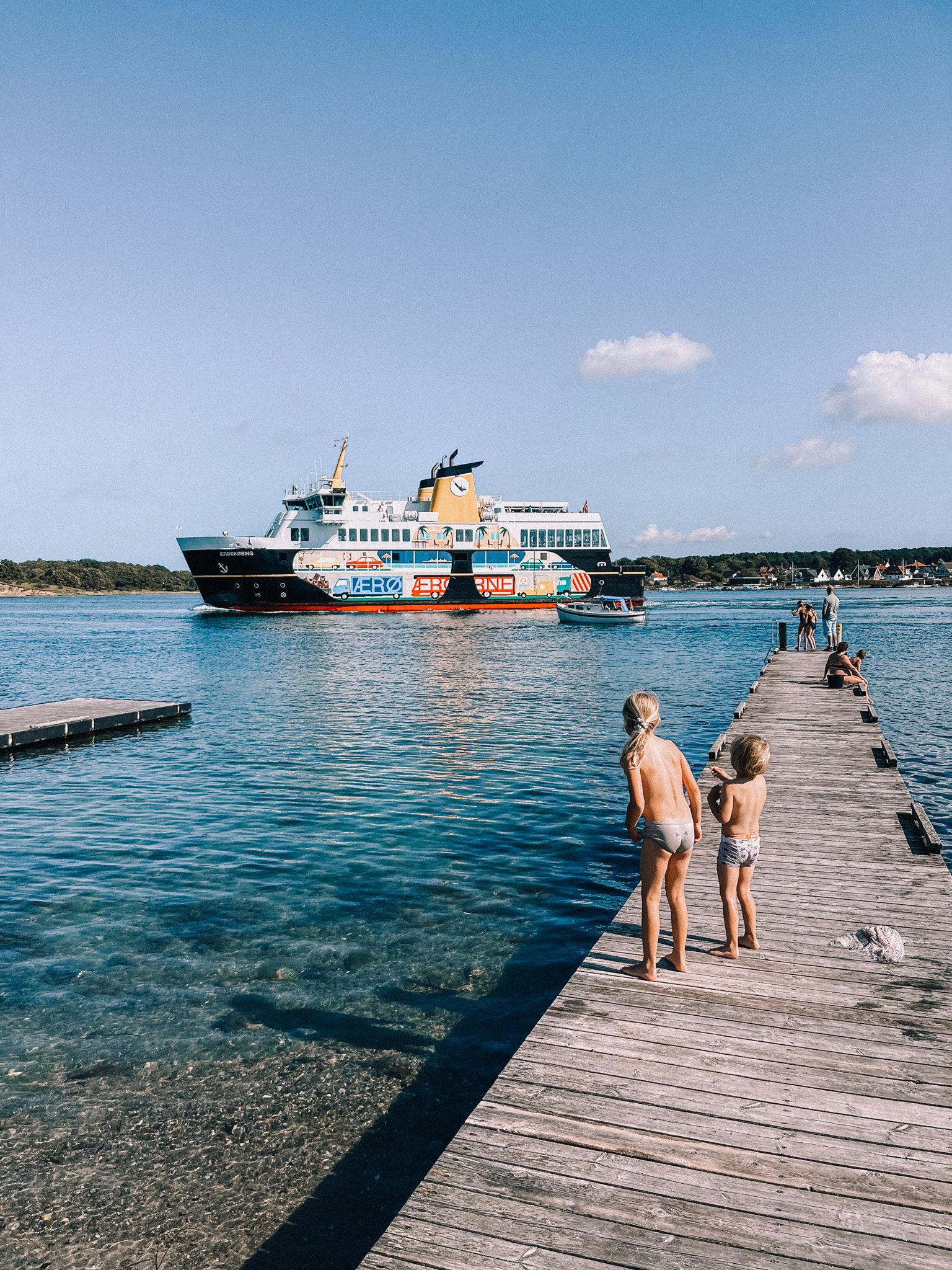 Strand ved den runde lystbådehavn, Svendborg