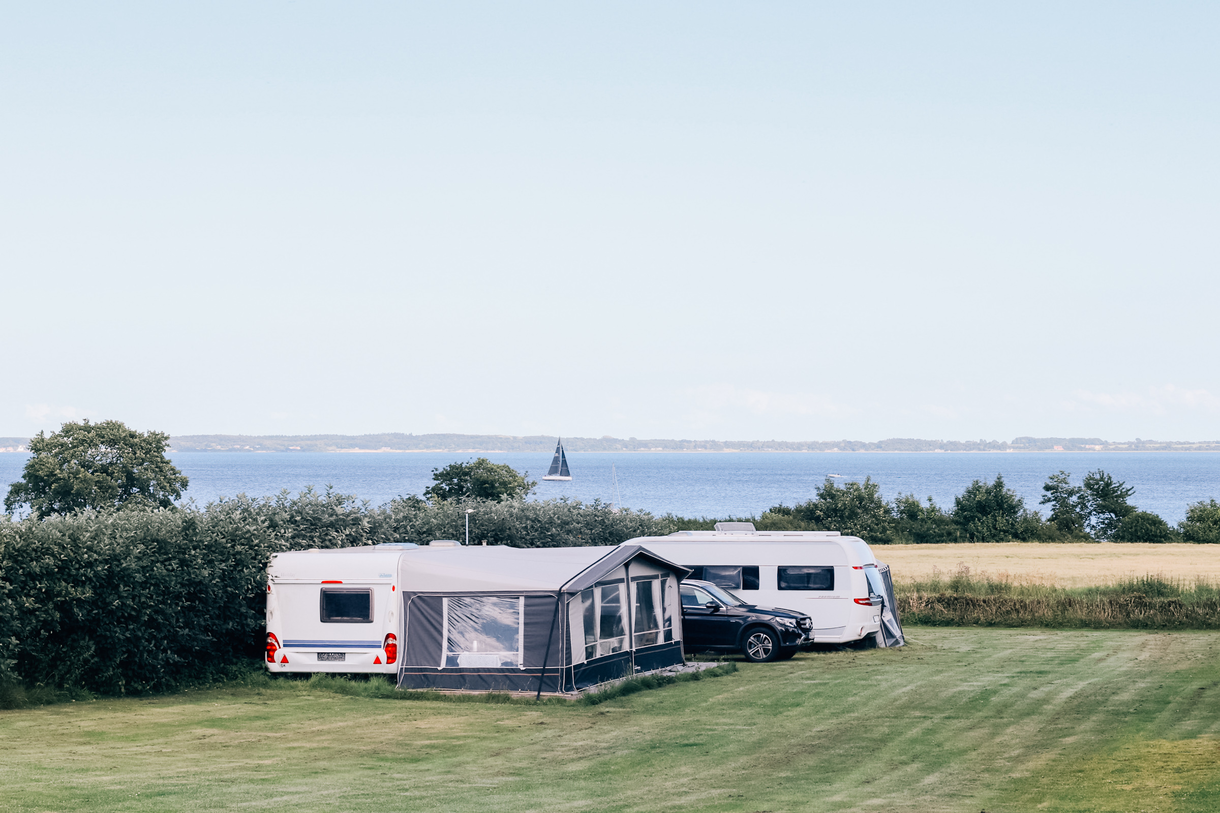 Knarreborg Mølle Camping, Camping ved Sundet
