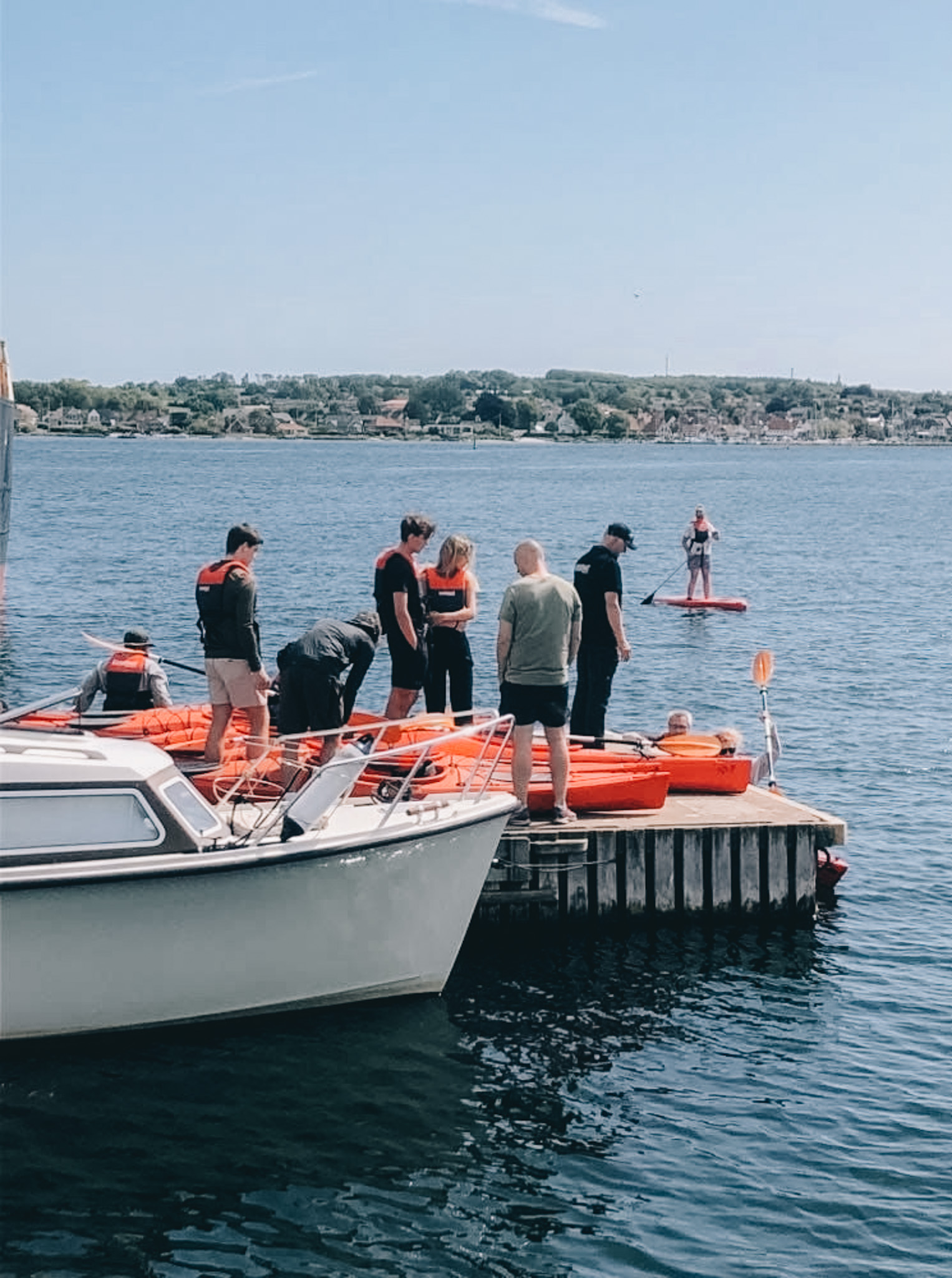 Kayakomat Frederiksø, Svendborg, Sommer ved Sundet