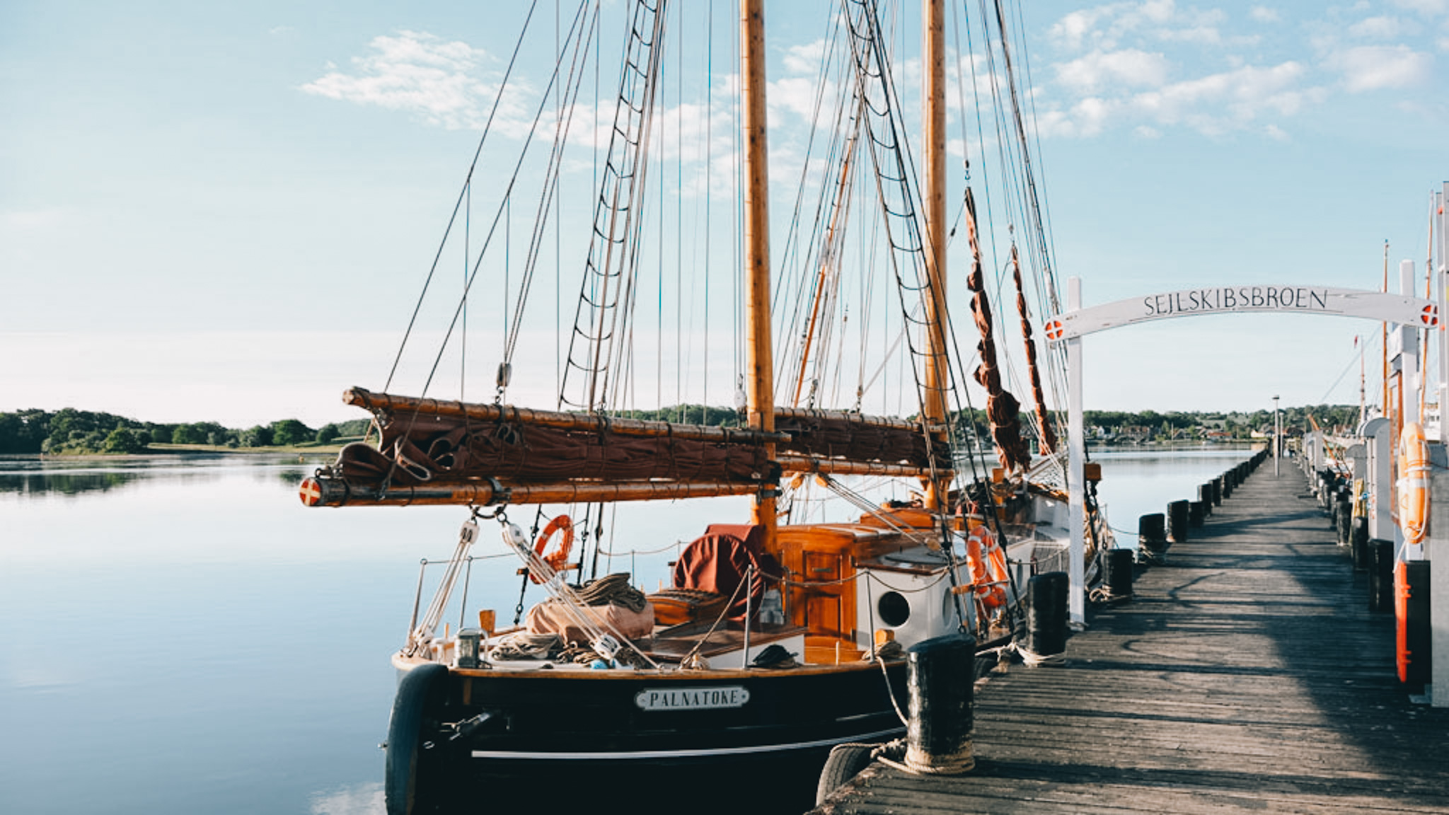 Sejlskibsbroen, Træskibsbroen i Svendborg