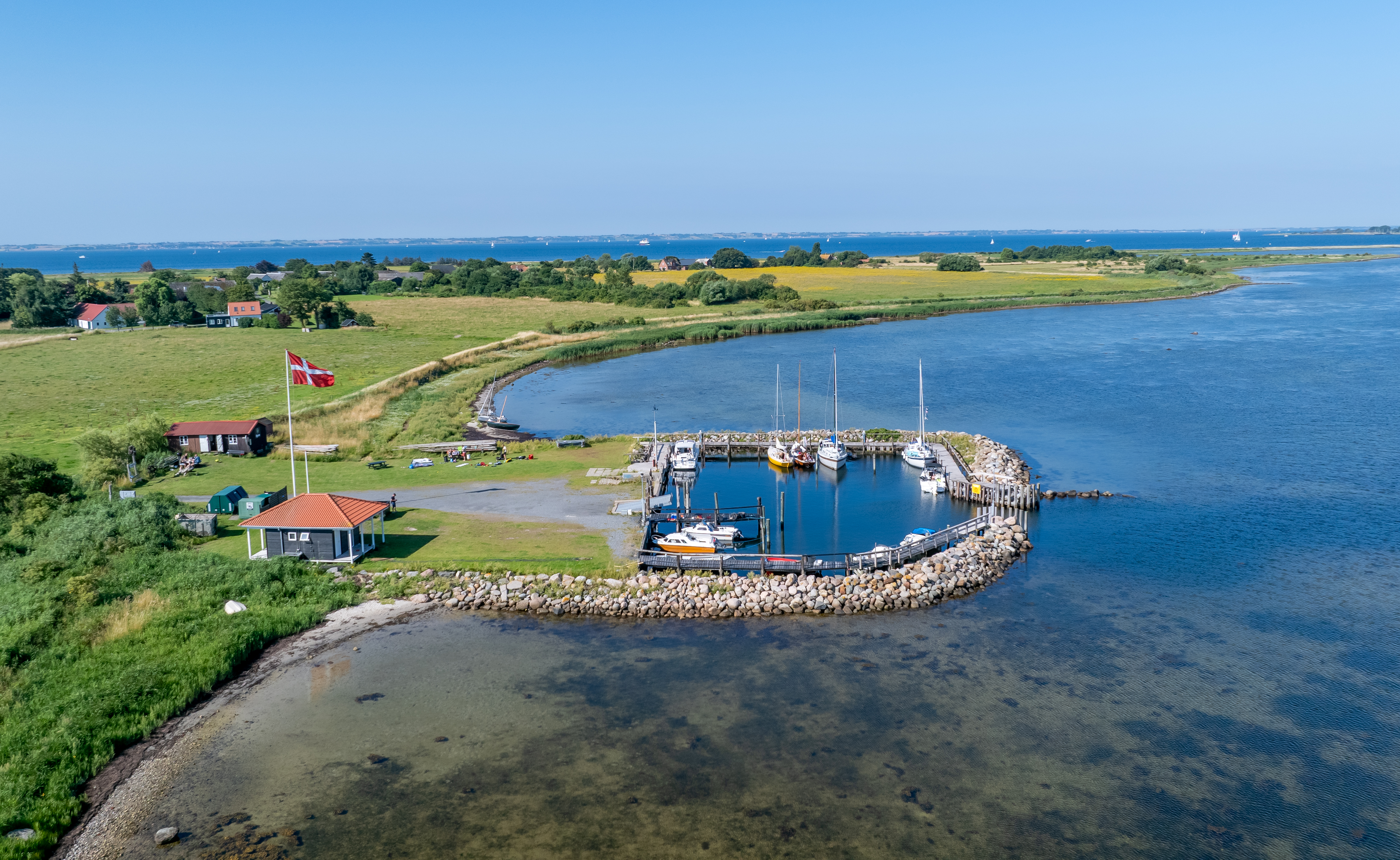 Hjortø Havn, sejlerferie i Det Sydfynske Øhav