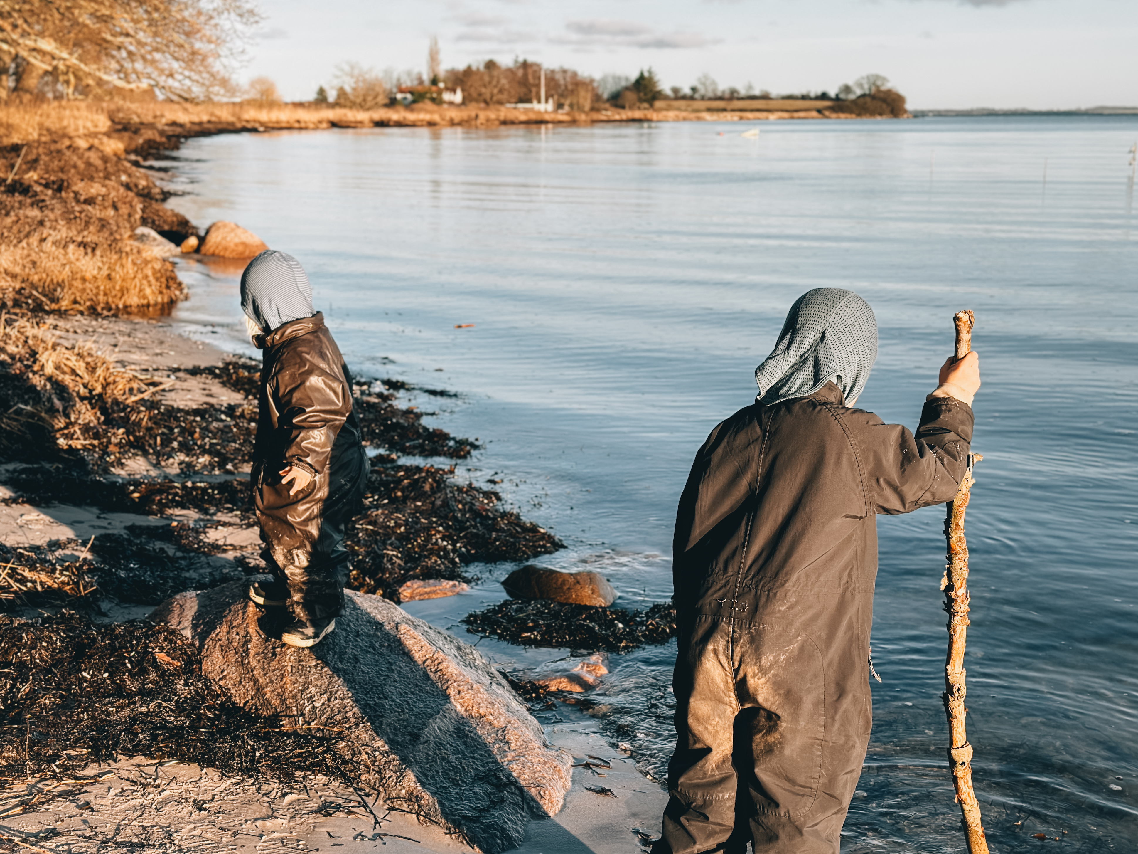 Vinter ved Elsehoved Strand - Svendborg